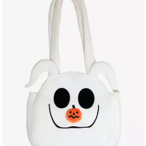 Disney Handbags - The Nightmare Before Christmas Zero Face Plush Tote Bag - NWT